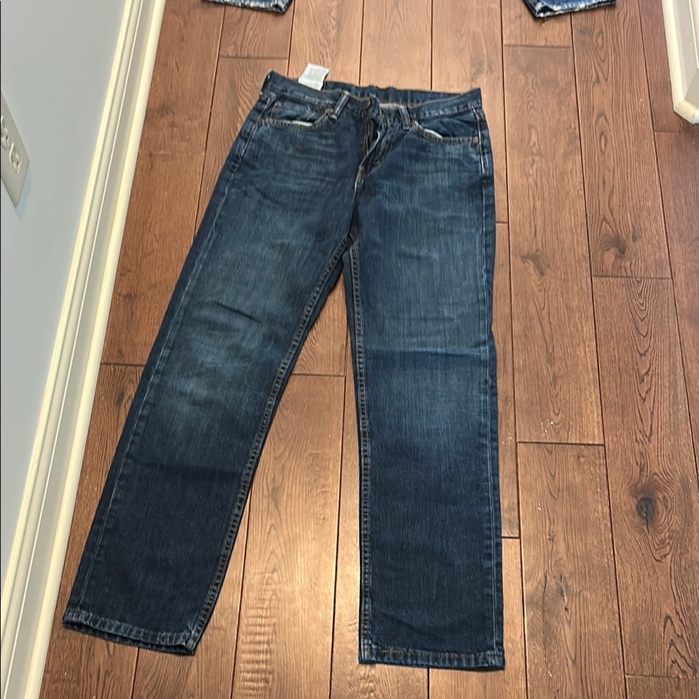 Levi's Blue Straight-Leg Jeans Classic Fit